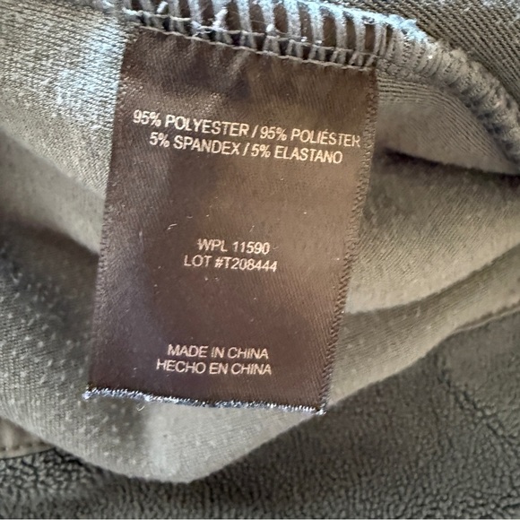 32 Degrees Heat Pullover Fleece Sweatshirt Womens Size Medium Teal Gray Outdoor - Picture 9 of 10